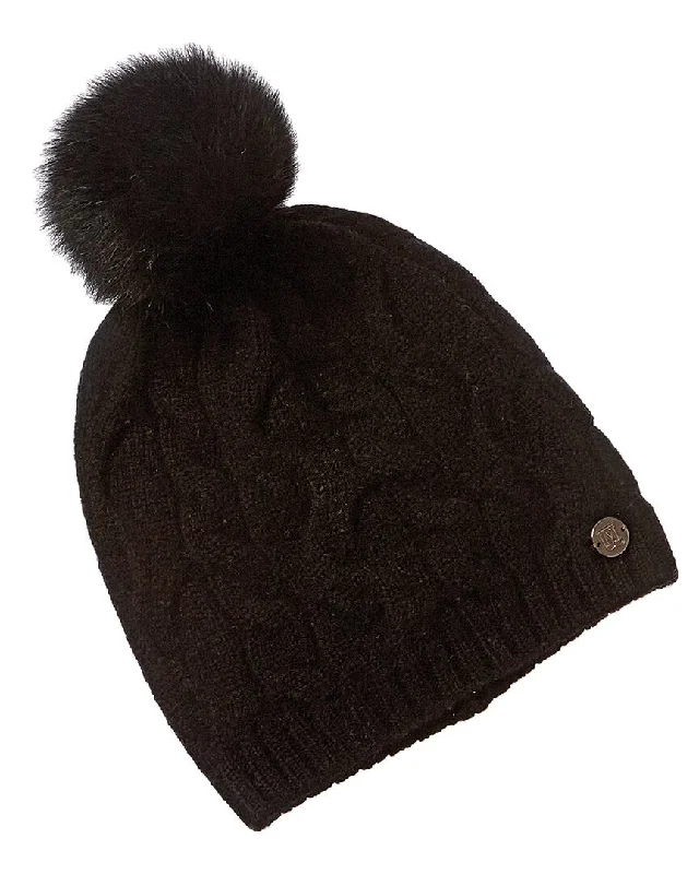 Bruno Magli Ombre Cable Slouch Wool & Cashmere-Blend Beanie