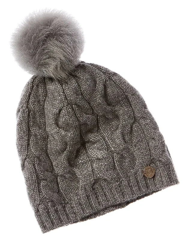 Bruno Magli Ombre Cable Slouch Wool & Cashmere-Blend Beanie