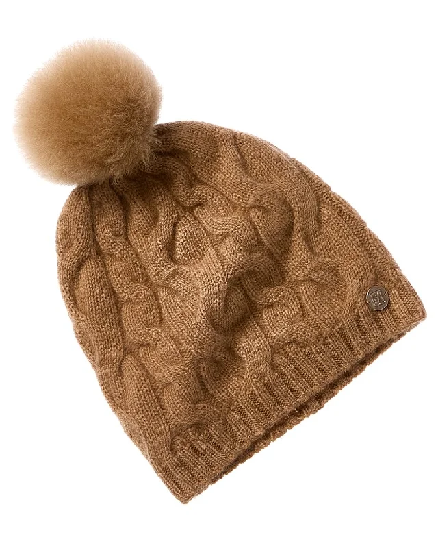 Bruno Magli Ombre Cable Slouch Wool & Cashmere-Blend Beanie