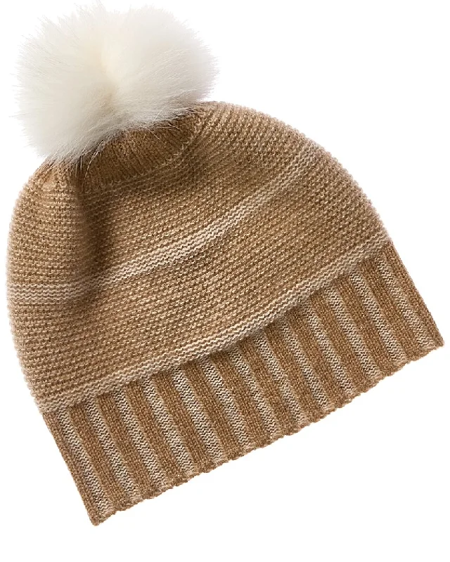 Forte Cashmere Pompom Cashmere Hat