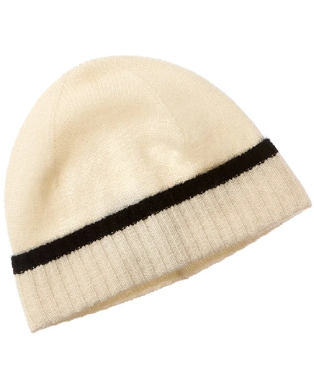 Phenix Jersey Tipped Cuffed Cashmere Hat