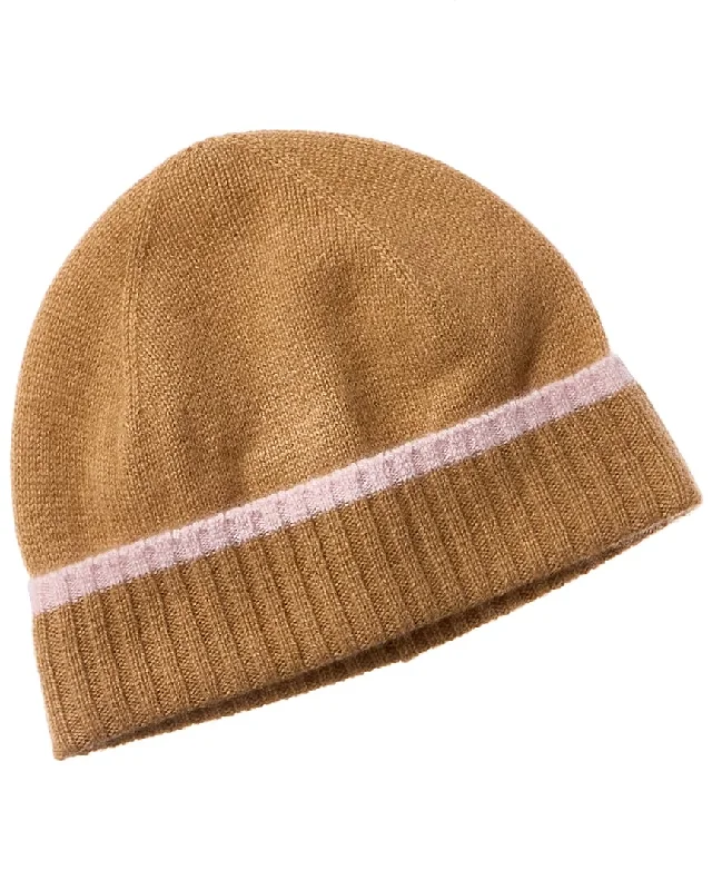 Phenix Jersey Tipped Cuffed Cashmere Hat