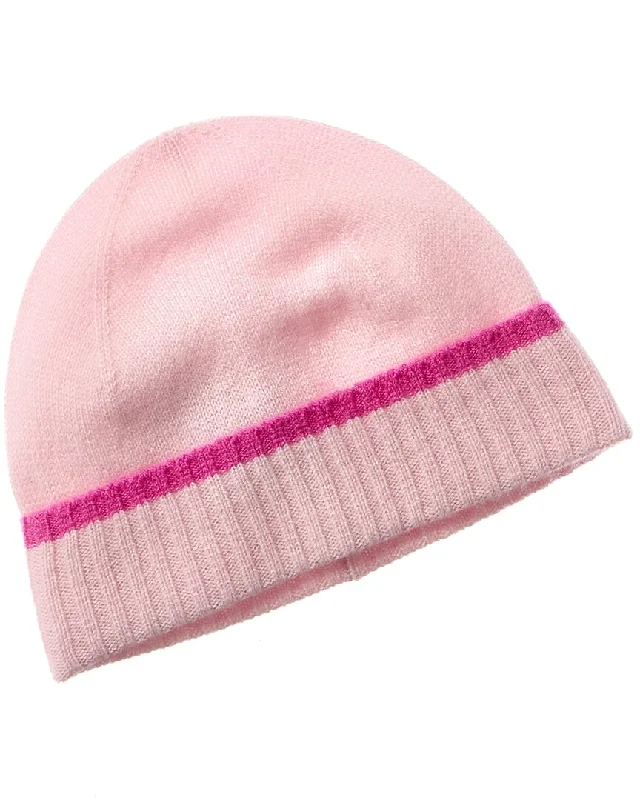 Phenix Jersey Tipped Cuffed Cashmere Hat