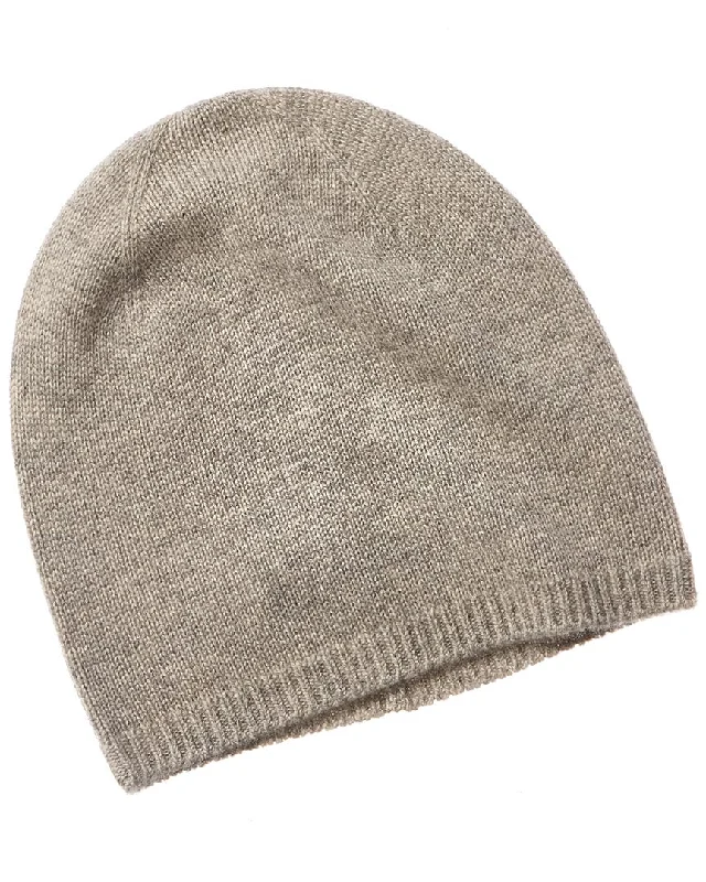 Phenix Solid Slouch Cashmere Beanie