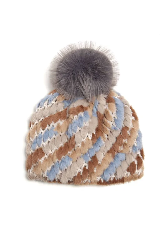 Women's Candy Pineapple Hat In Brown Multi