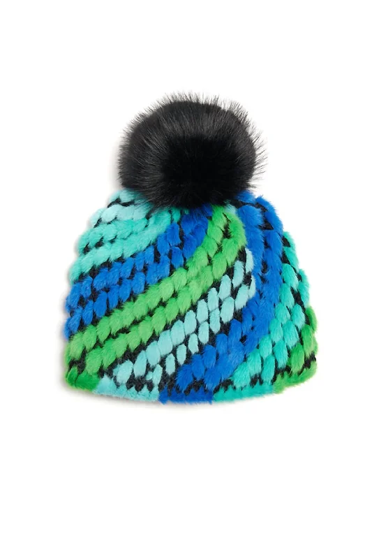 Women's Candy Pineapple Hat In Green Multi