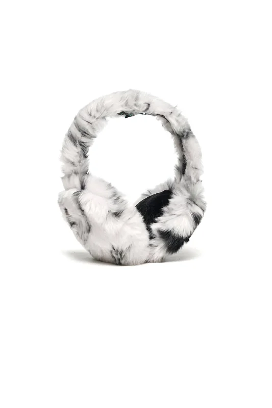 Women's Slick Earmuffs In Grey Multi