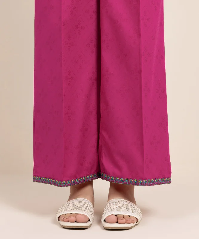 Embroidered Jacquard Culottes