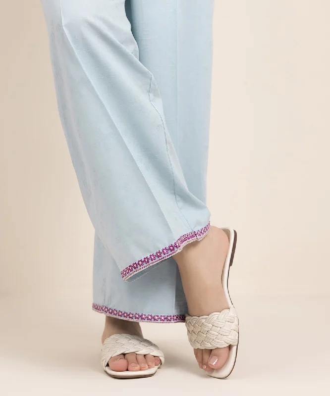 Embroidered Jacquard Culottes