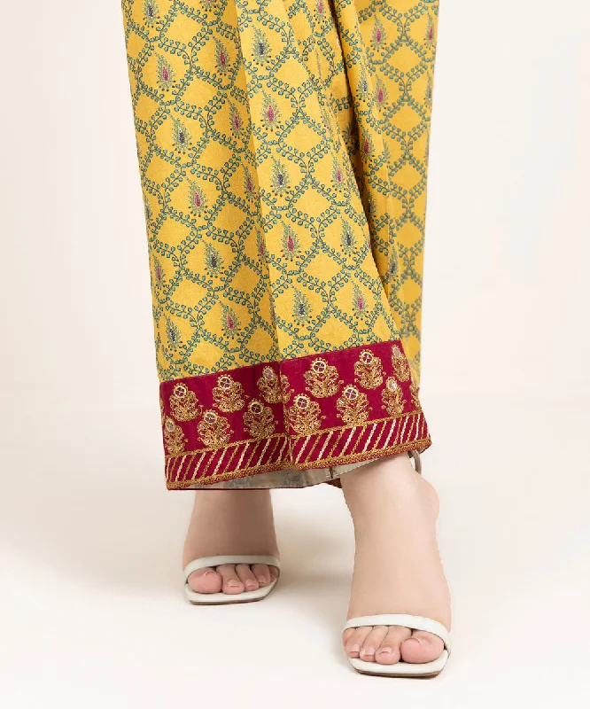 Embroidered Cambric Culottes