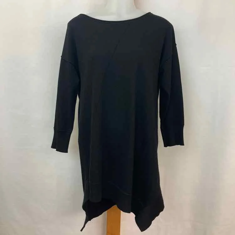 Verve Ami Women's Size S Black Solid Long Sleeve Shirt