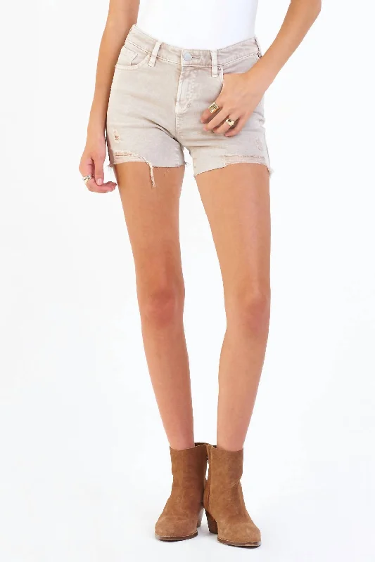 Gigi High Rise Short In Sesame