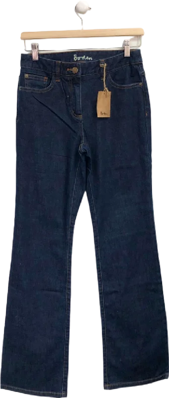 Boden Blue Classic Fit Full Length Jeans UK 8L