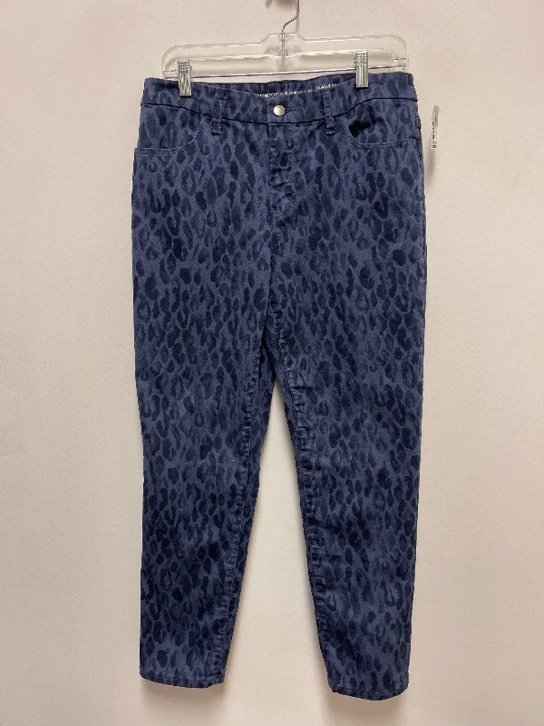 Jeans Skinny By Chicos In Animal Print, Size: 8