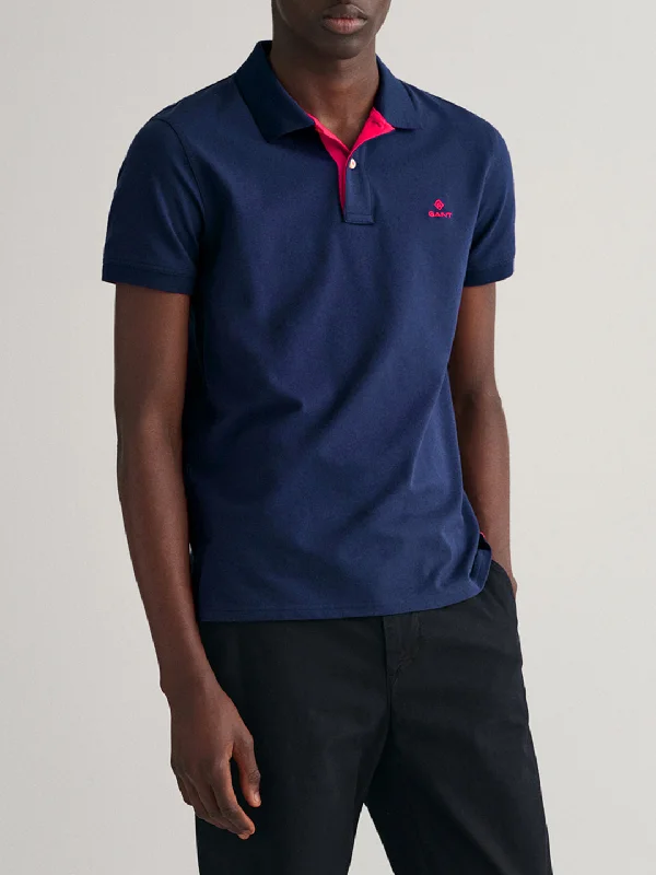 Gant Blue Slim Fit Polo T-Shirt