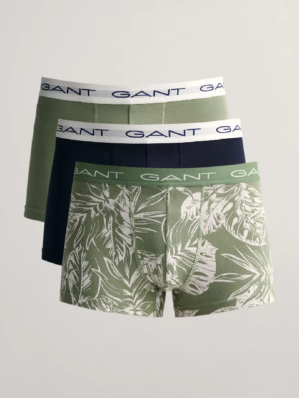 Gant Men Pack Of 3 Tropical Printed Trunks