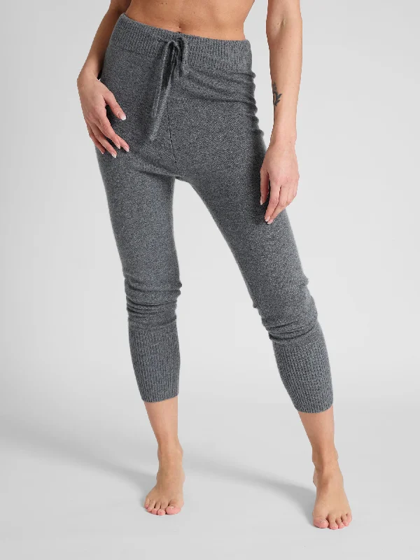 Cashmere "Chill pants" - dark grey