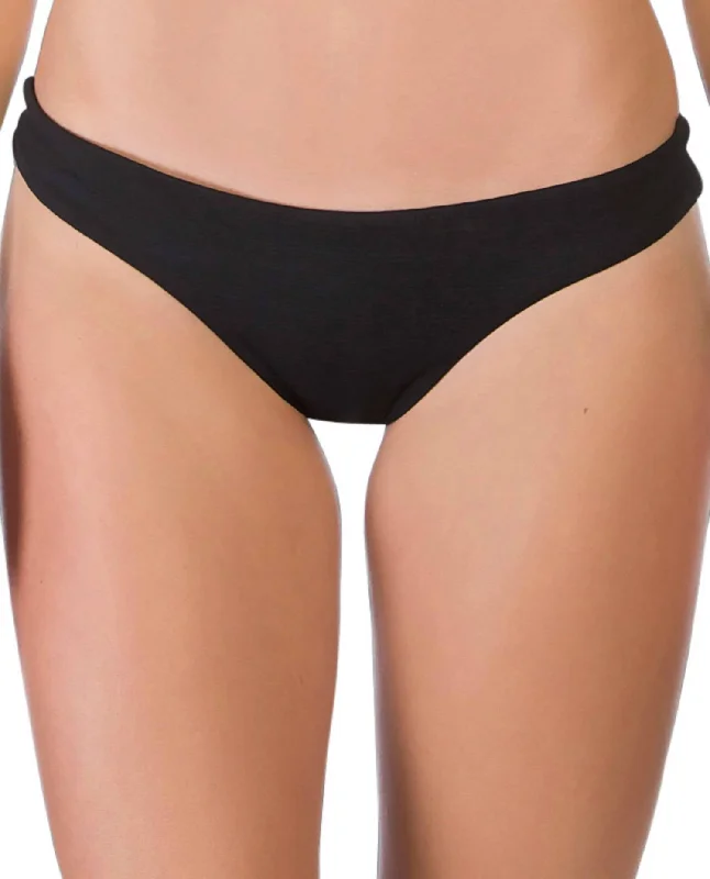 Cheeky Bikini Bottom In Black