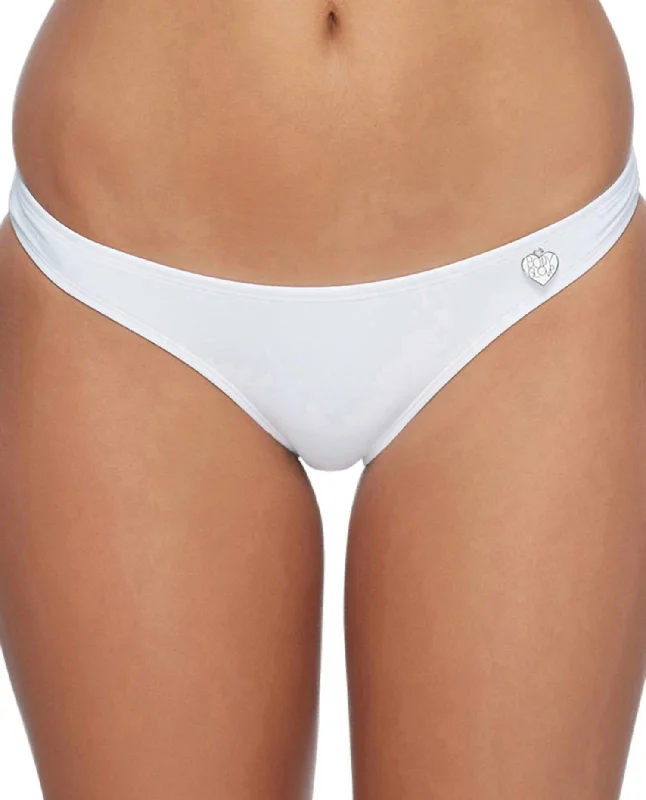 Full Coverage Bikini Bottom In Smoothies White