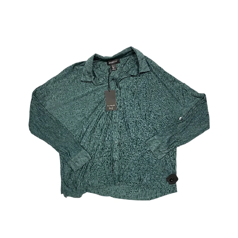 Top Long Sleeve By Bailey 44 In Green, Size: L