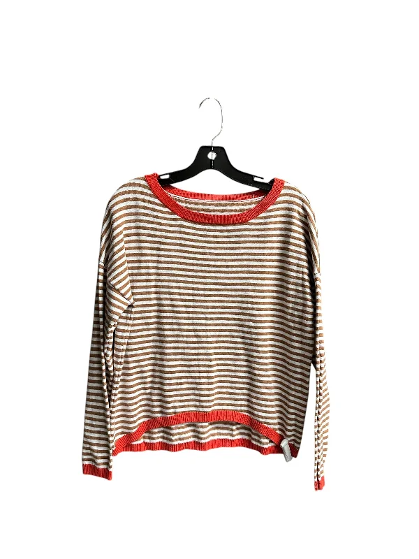 Top Long Sleeve By Clothes Mentor In Striped Pattern, Size: M