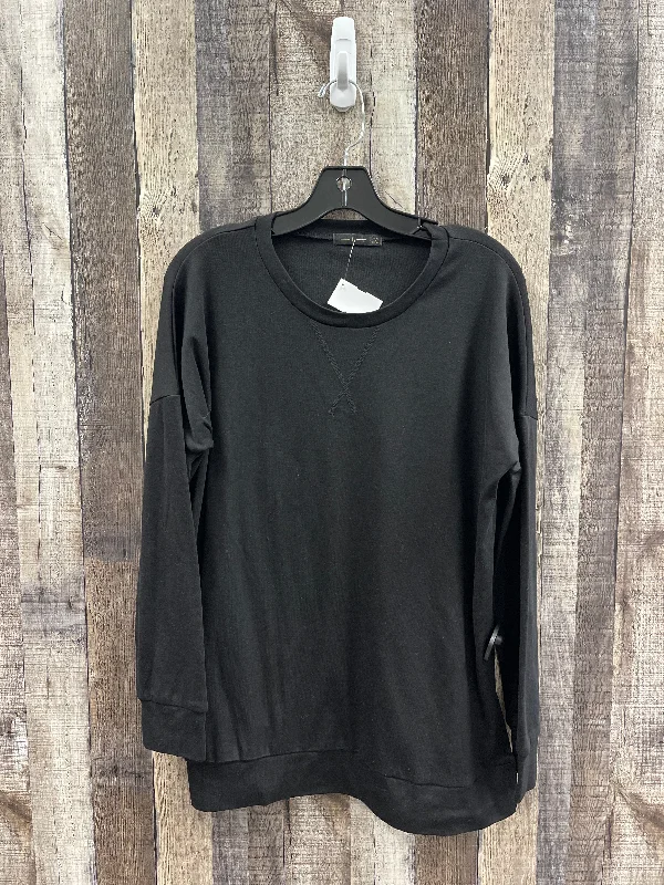 Top Long Sleeve By Cmf In Black, Size: L