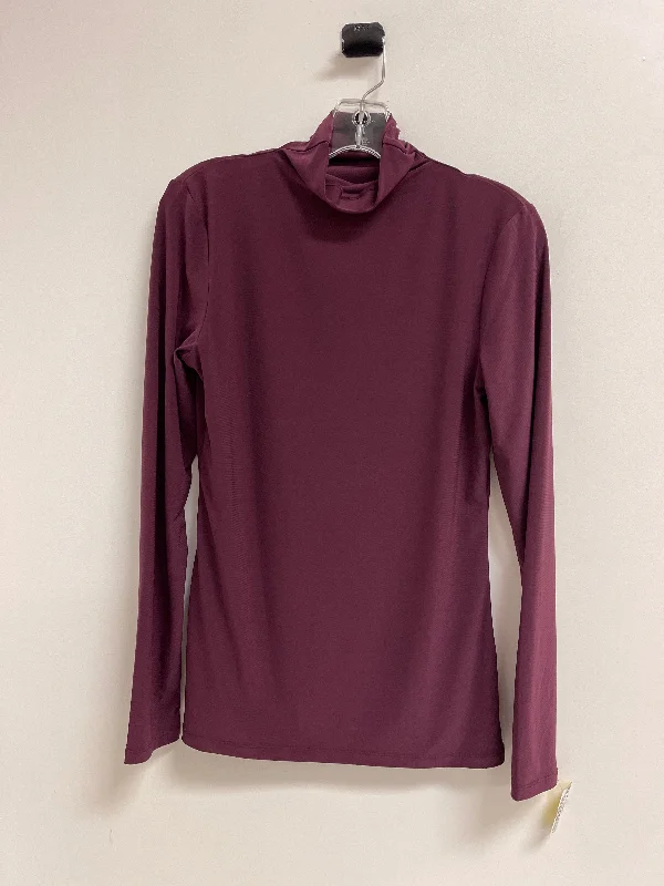 Top Long Sleeve By Halogen In Purple, Size: M