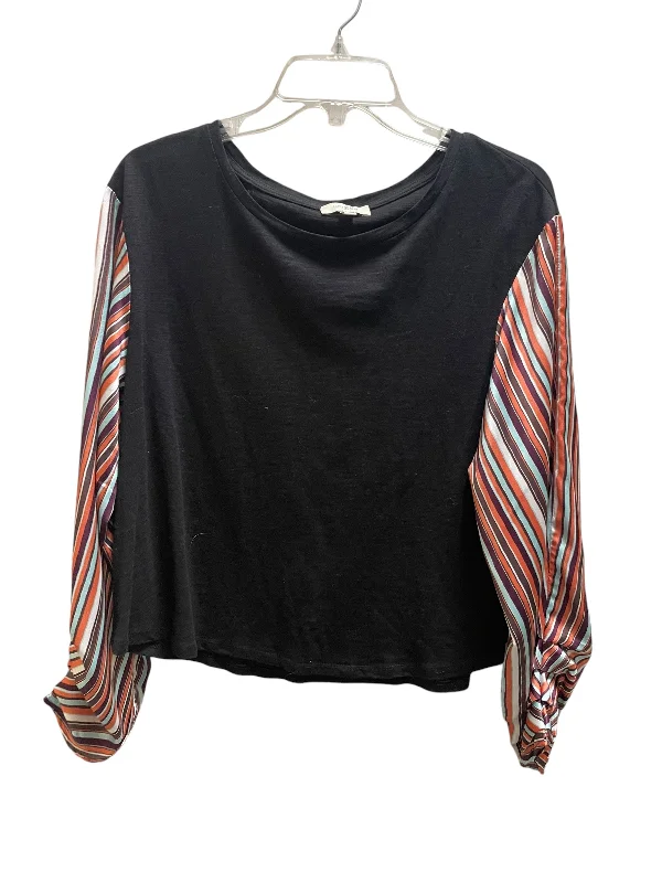 Top Long Sleeve By Umgee In Black, Size: S