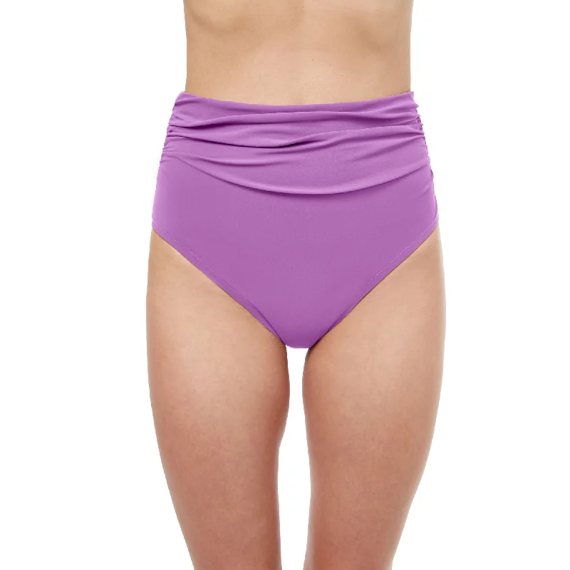 Tutti Frutti High Waist swim bottom with side shirring