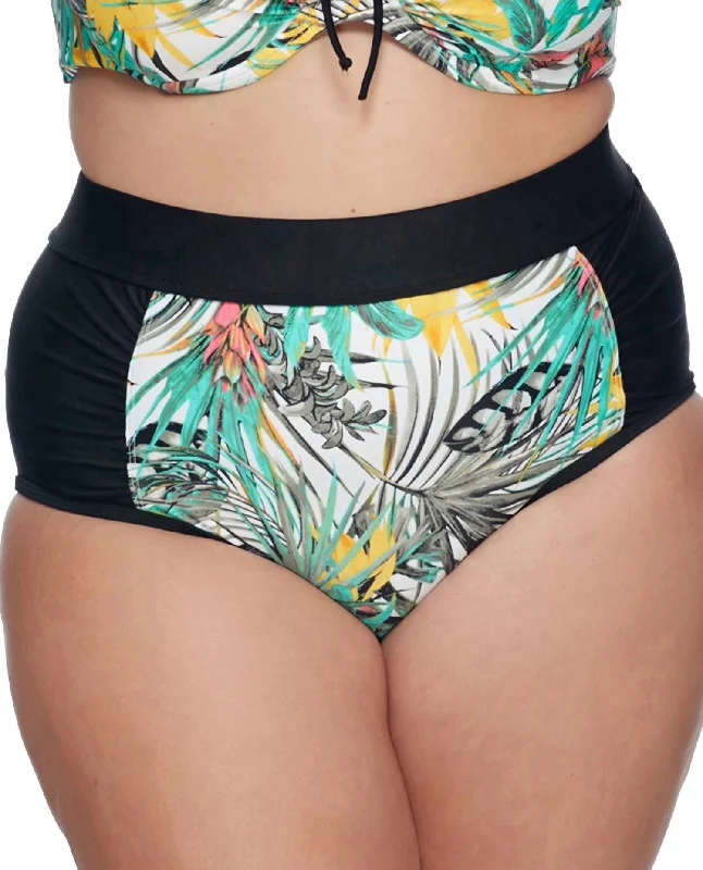 Waverly High Waist Bikini Bottom - Plus In Folia Adley