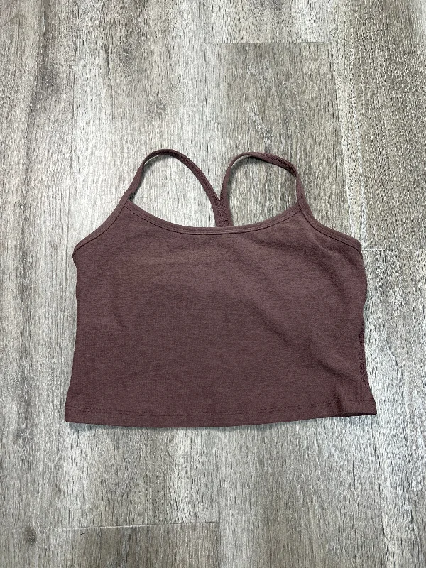 Athletic Bra By Beyond Yoga In Brown, Size: M