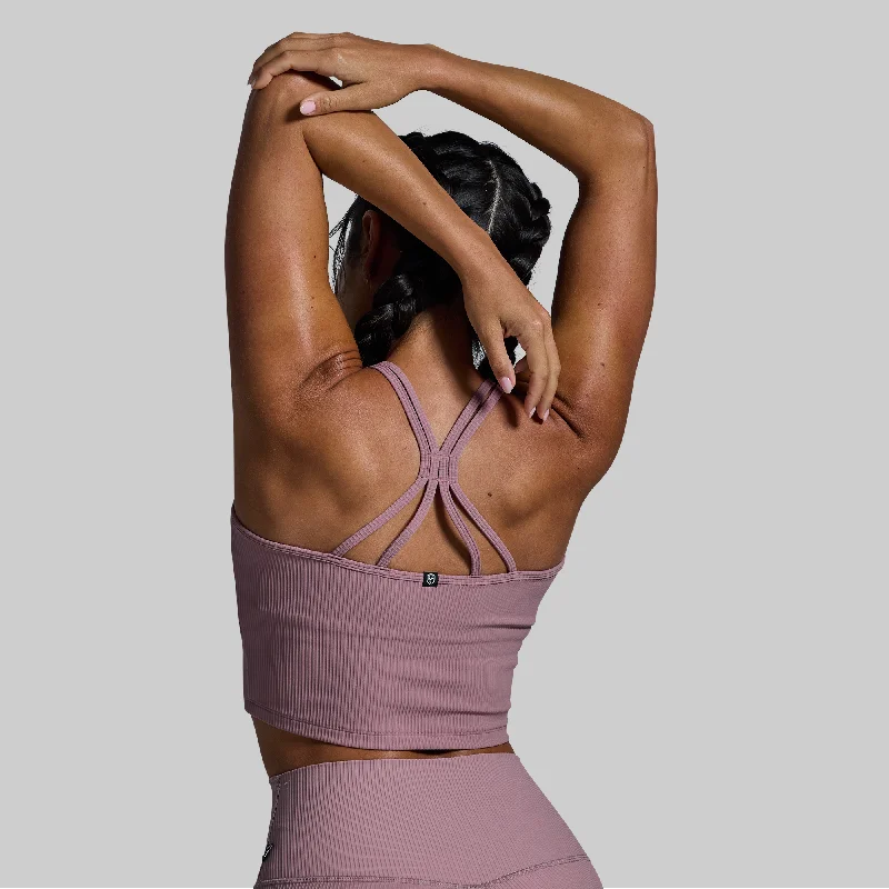 Limitless Sports Bra (Antique Mauve)