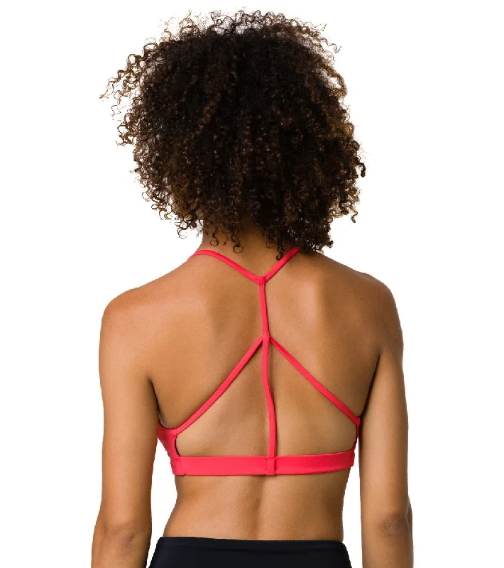 Onzie Pyramid Yoga Sports Bra Rose