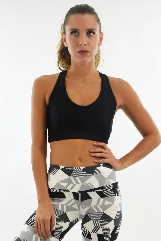 Urca Bra - Zig Zag Black