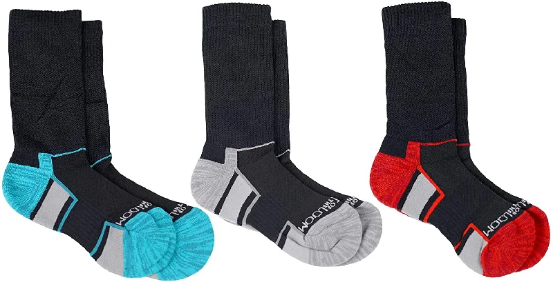 Fruit Of The Loom Boys 3 Pack Breathable Cooling Crew Socks