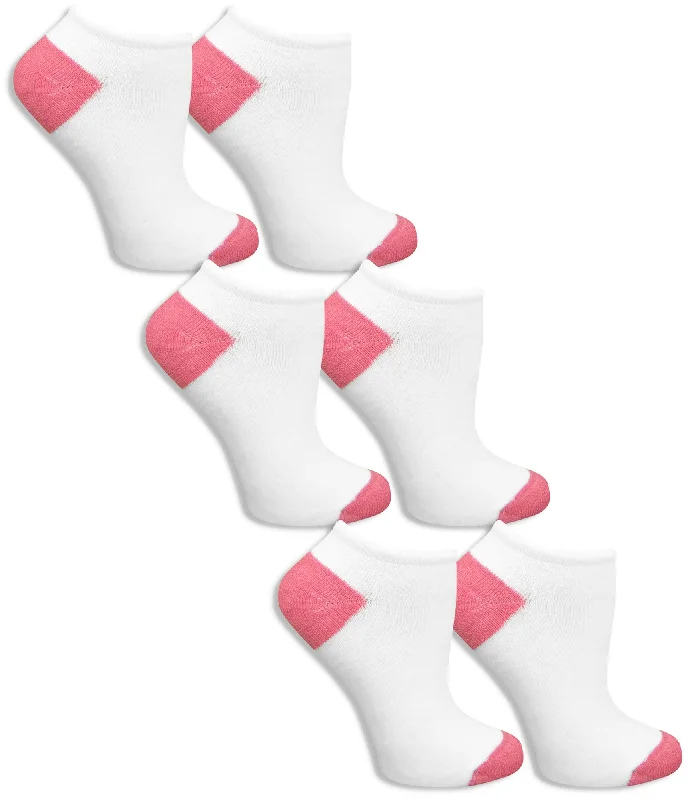 Fruit Of The Loom Womens 6 Pack No Show Socks