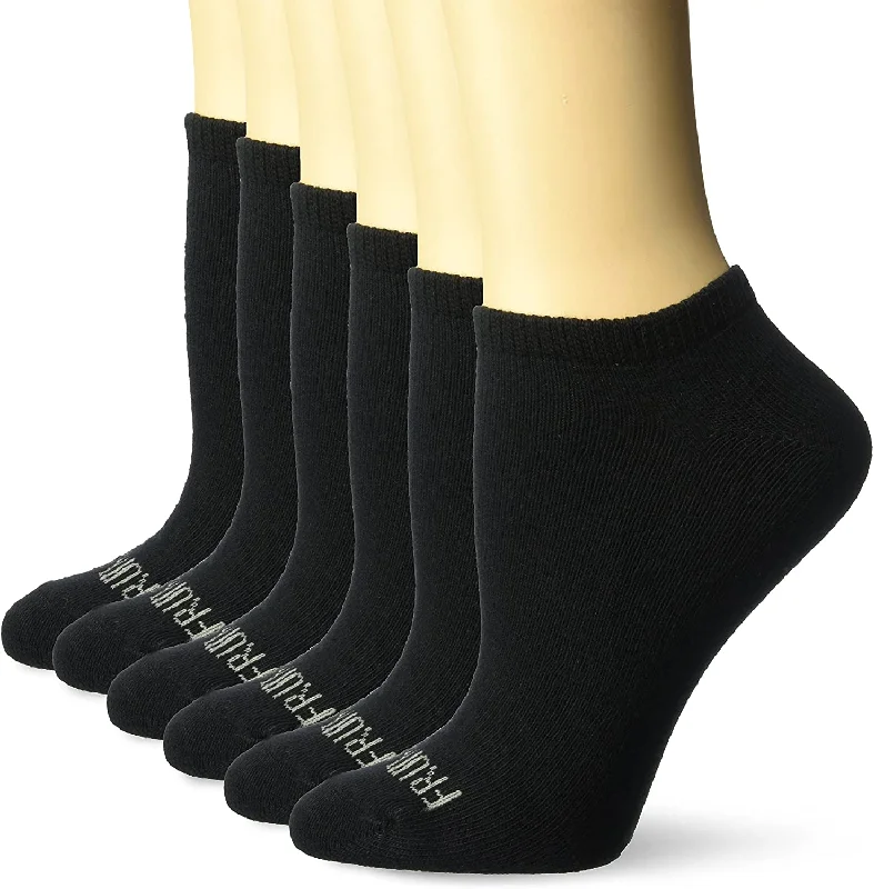 Fruit Of The Loom Womens 6 Pack No Show Socks